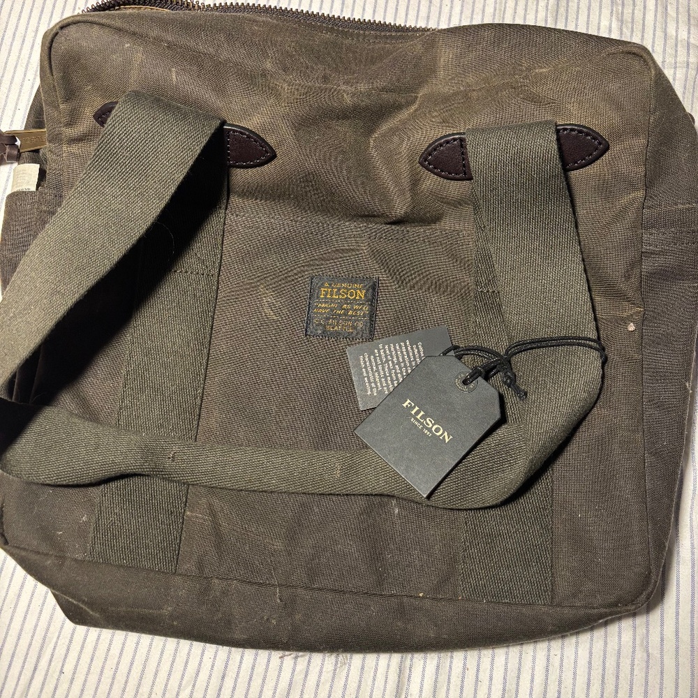 Filson Tincloth Bag